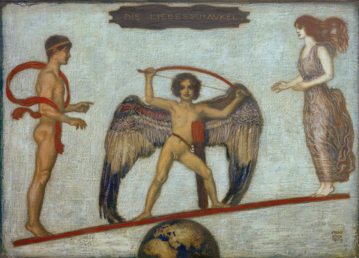O balanço do amor de Franz von Stuck