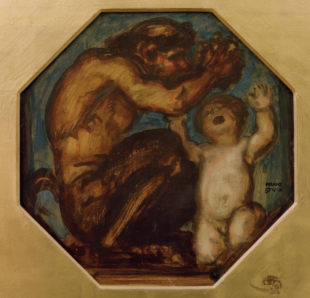 Menino Fauno e Baco de Franz von Stuck