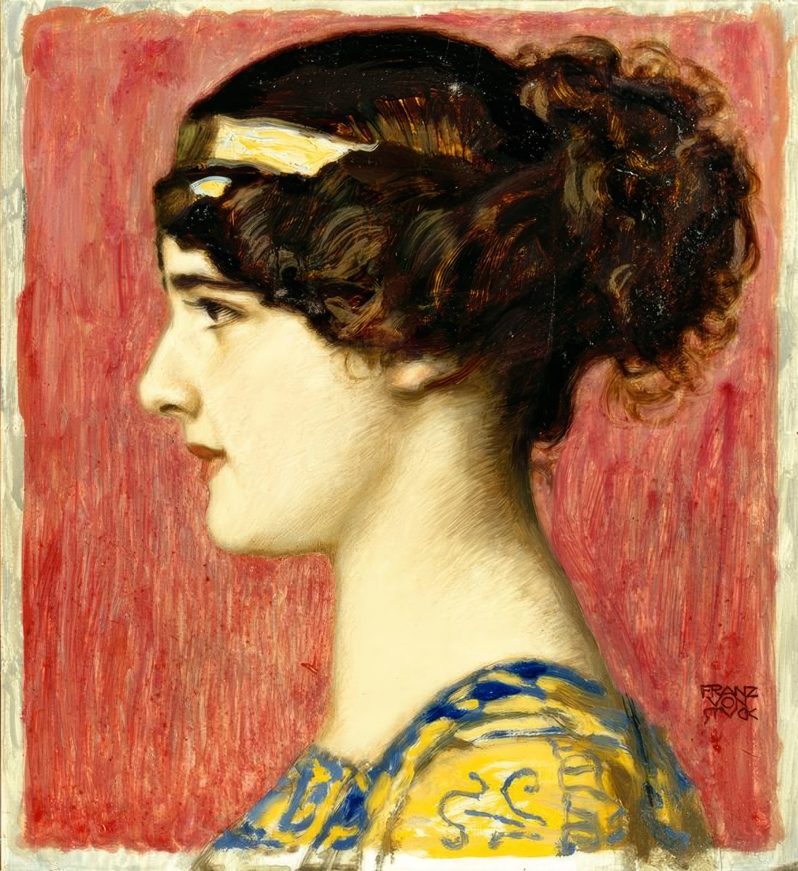 Franz v. Preso, Maria como grega de Franz von Stuck