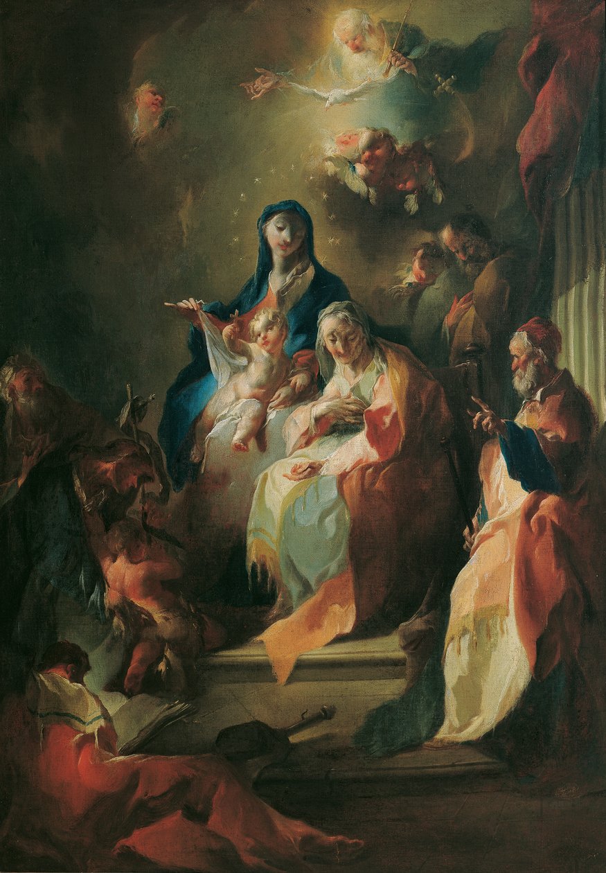 O Santo Parente de Franz Anton Maulbertsch