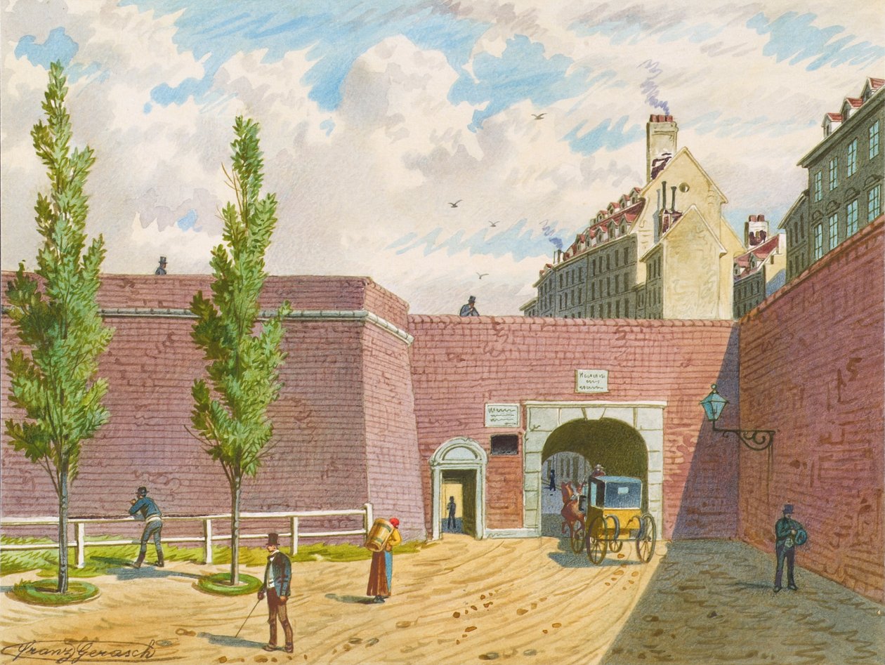 O Fischertor em Viena de Franz Gerasch