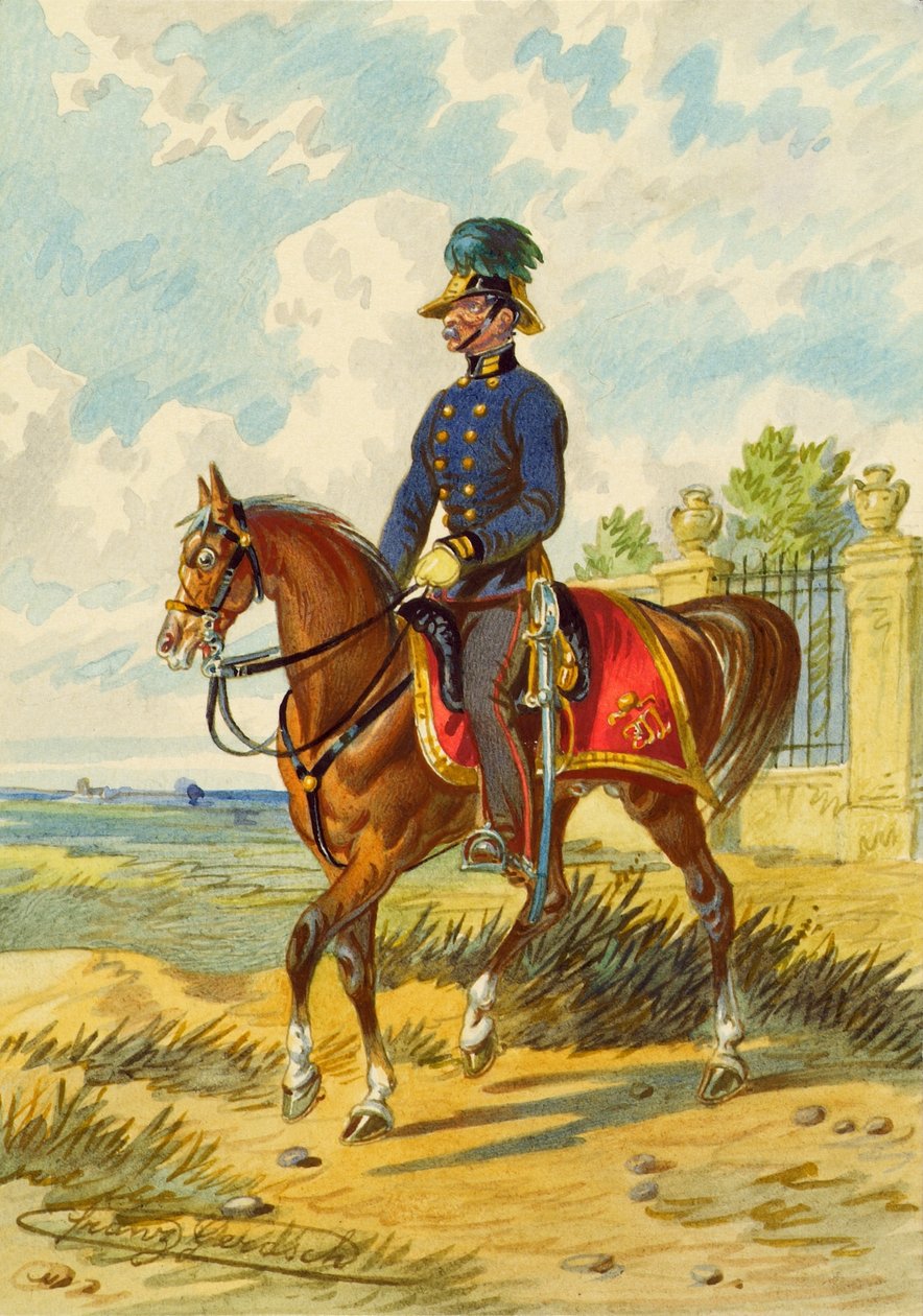 Soldado a cavalo de Franz Gerasch