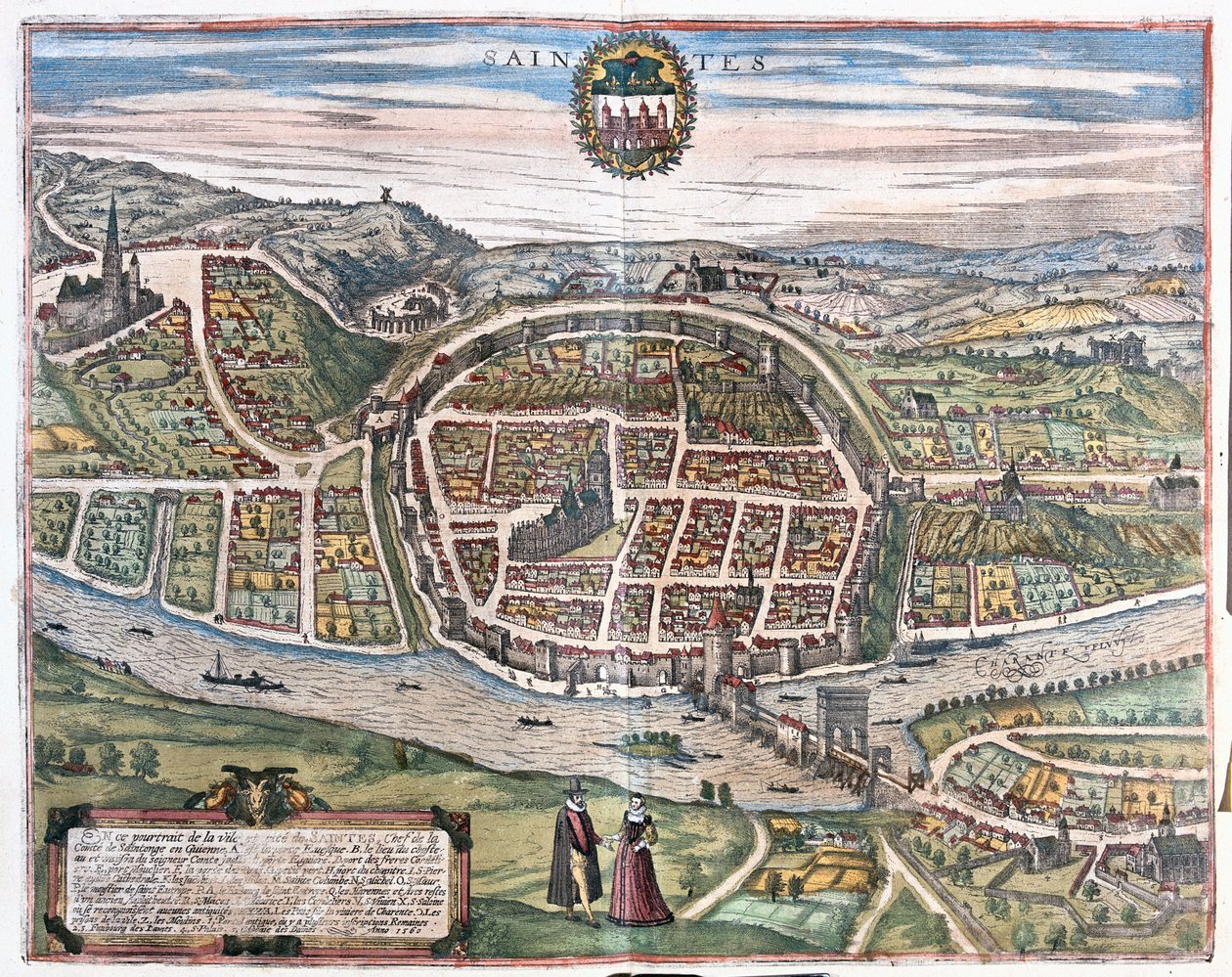 Saintes, França de Franz Hogenberg