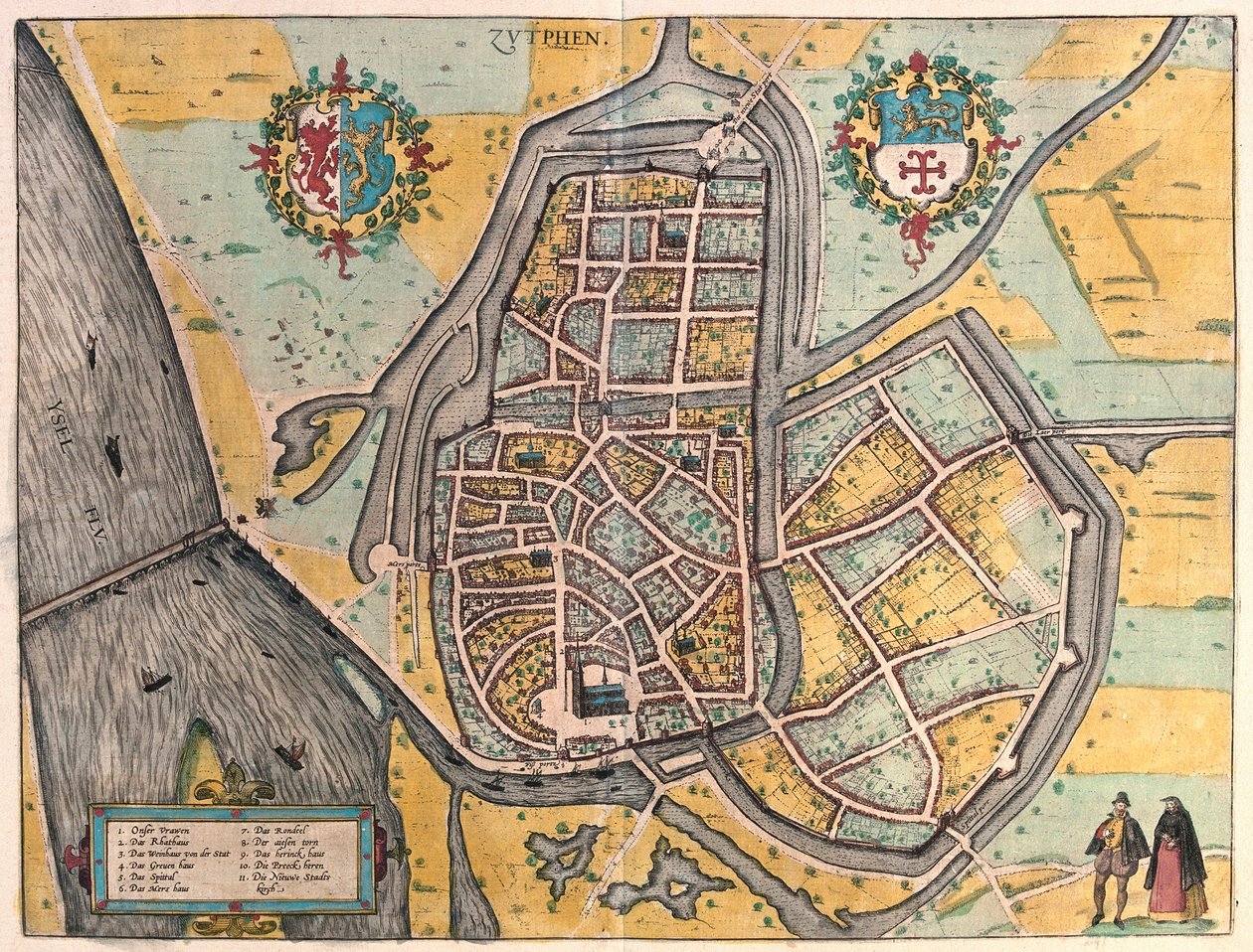 Zutphen, Holanda (gravura de Franz Hogenberg