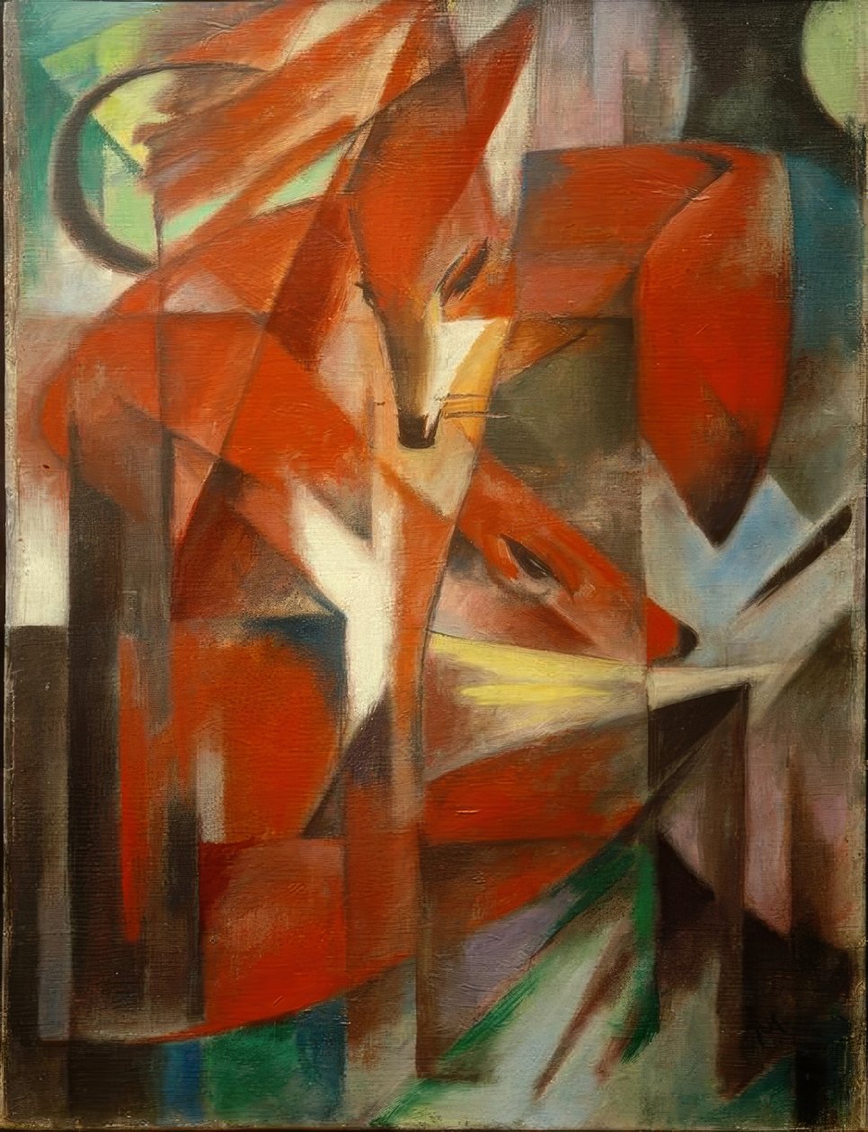 As raposas de Franz Marc