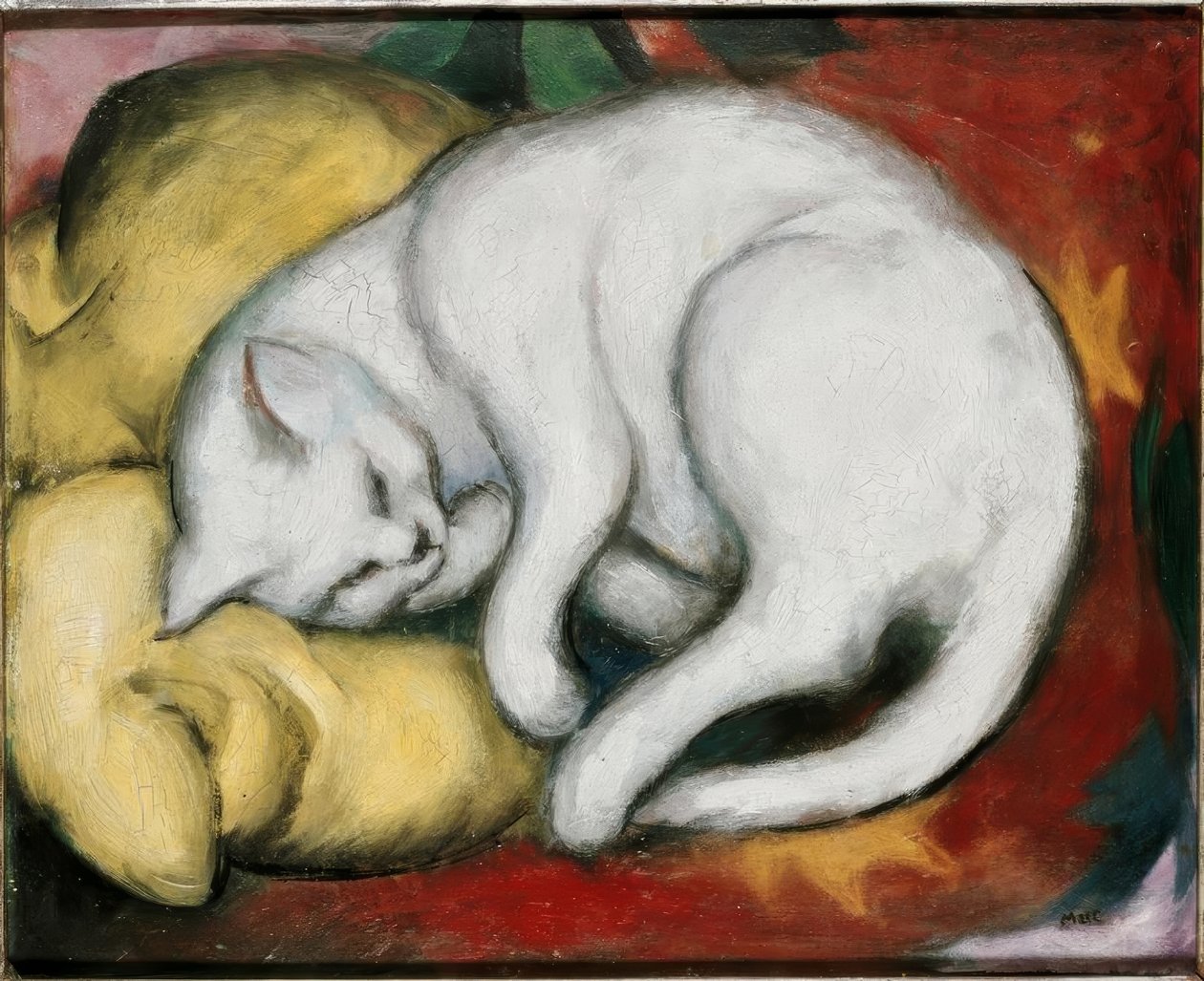 O gato branco de Franz Marc