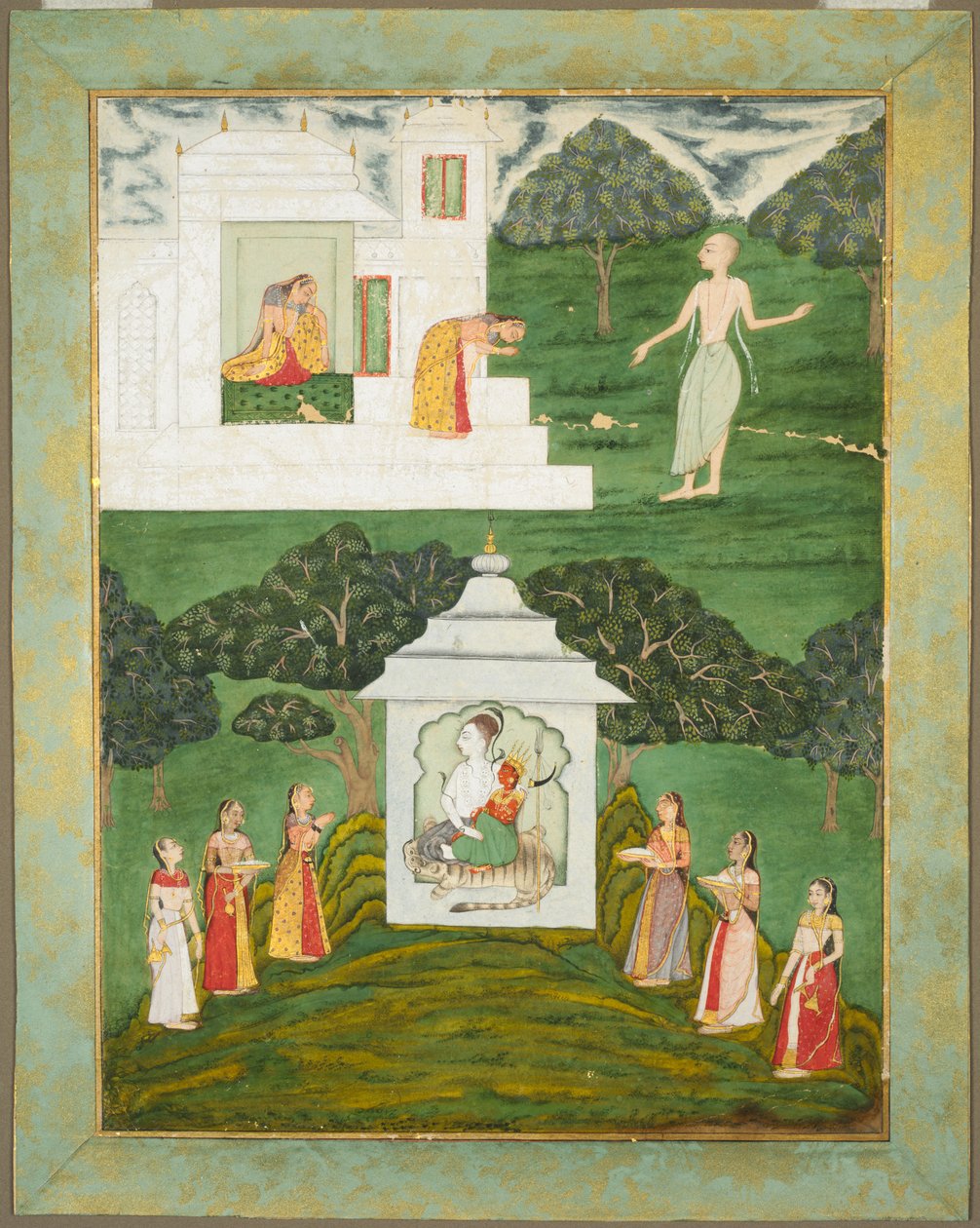 Adoração de Shiva de Franz Xaver Habermann