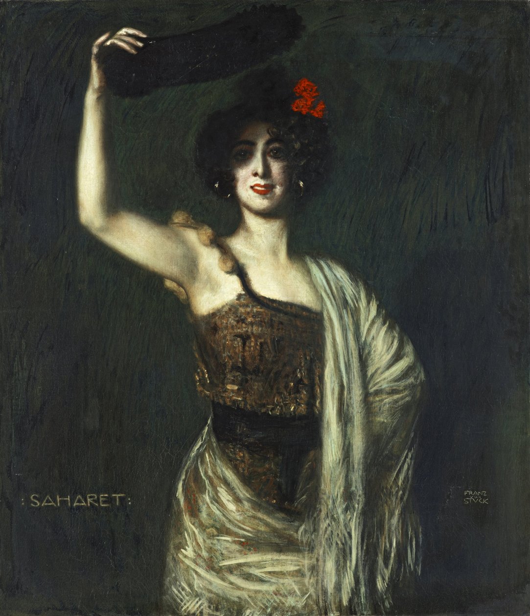 O Dançarino Saharet de Franz von Stuck