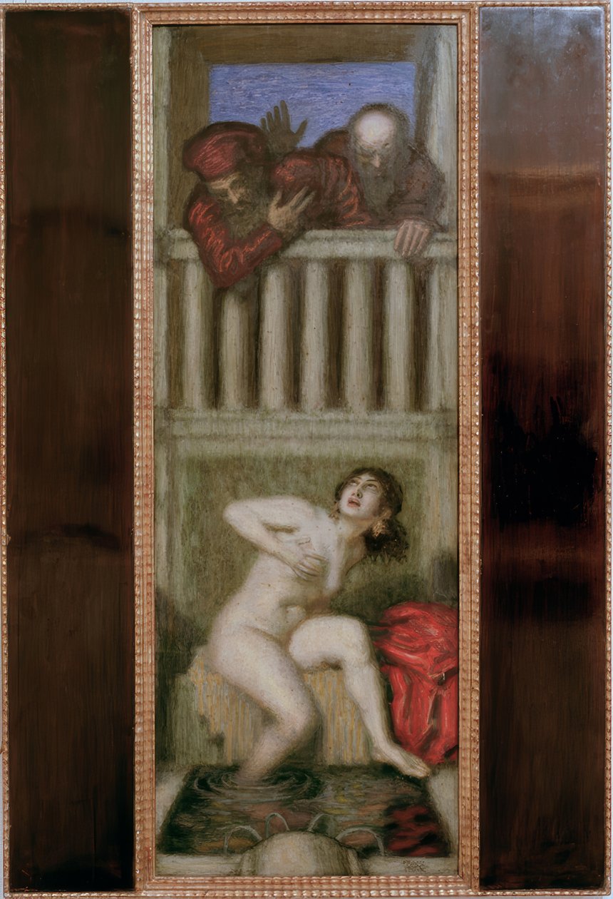 Susanna e os dois idosos de Franz von Stuck