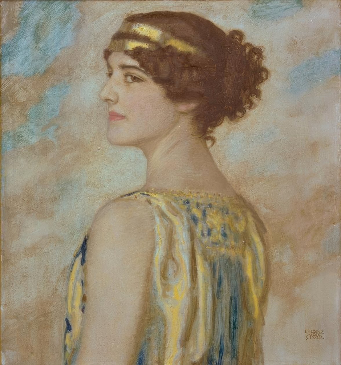 Filha Maria como Grega de Franz von Stuck