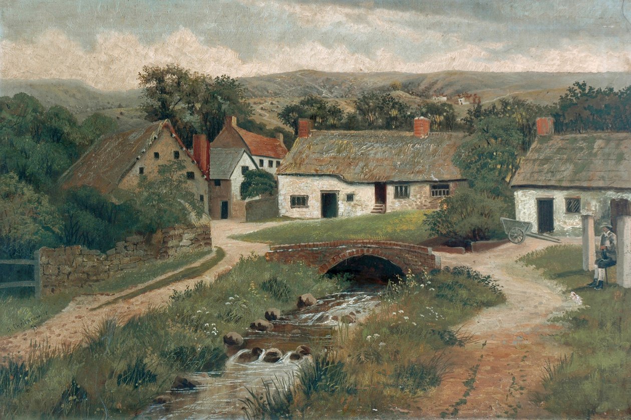 Ilkley Bridge, 1893 de Fred Challacombe
