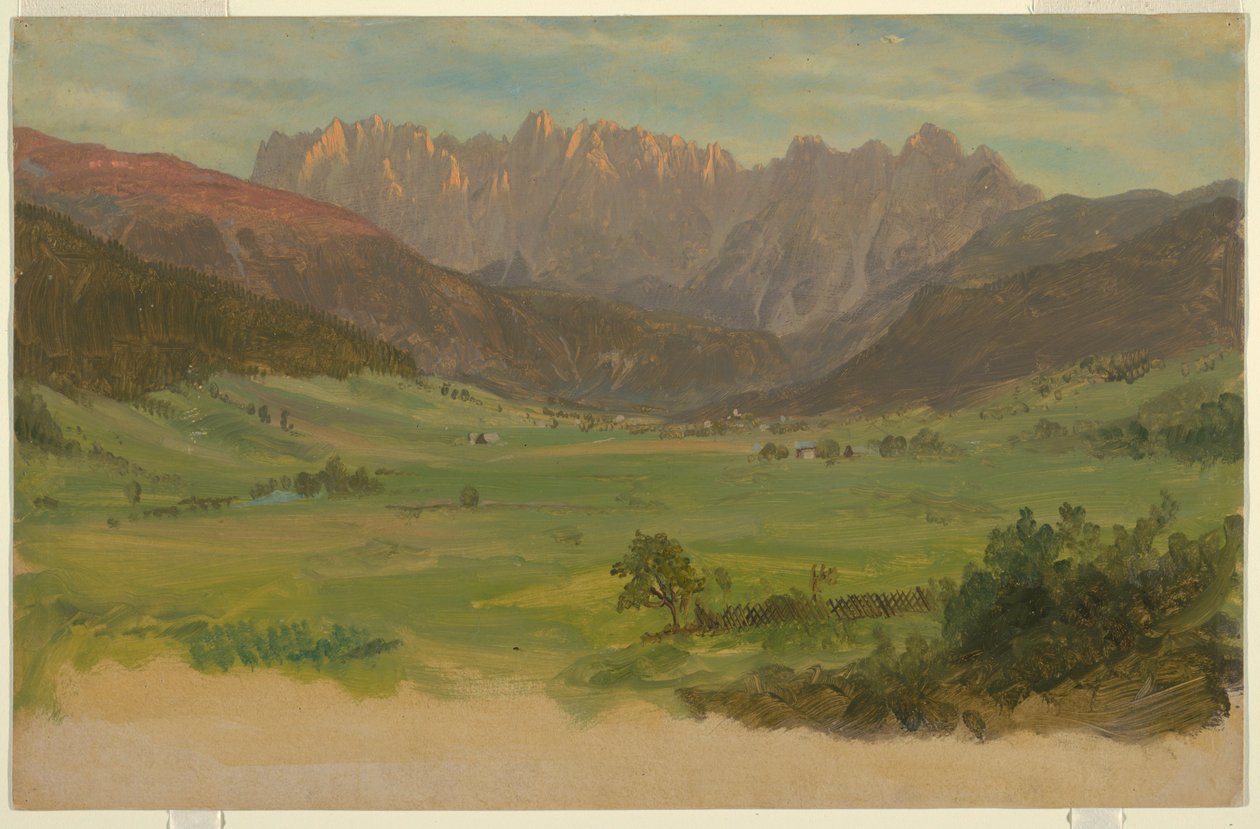 Paisagem alpina de Frederic Edwin Church