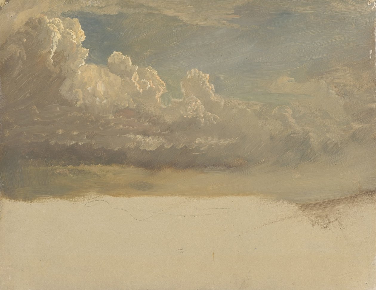 Estudo da nuvem de Frederic Edwin Church