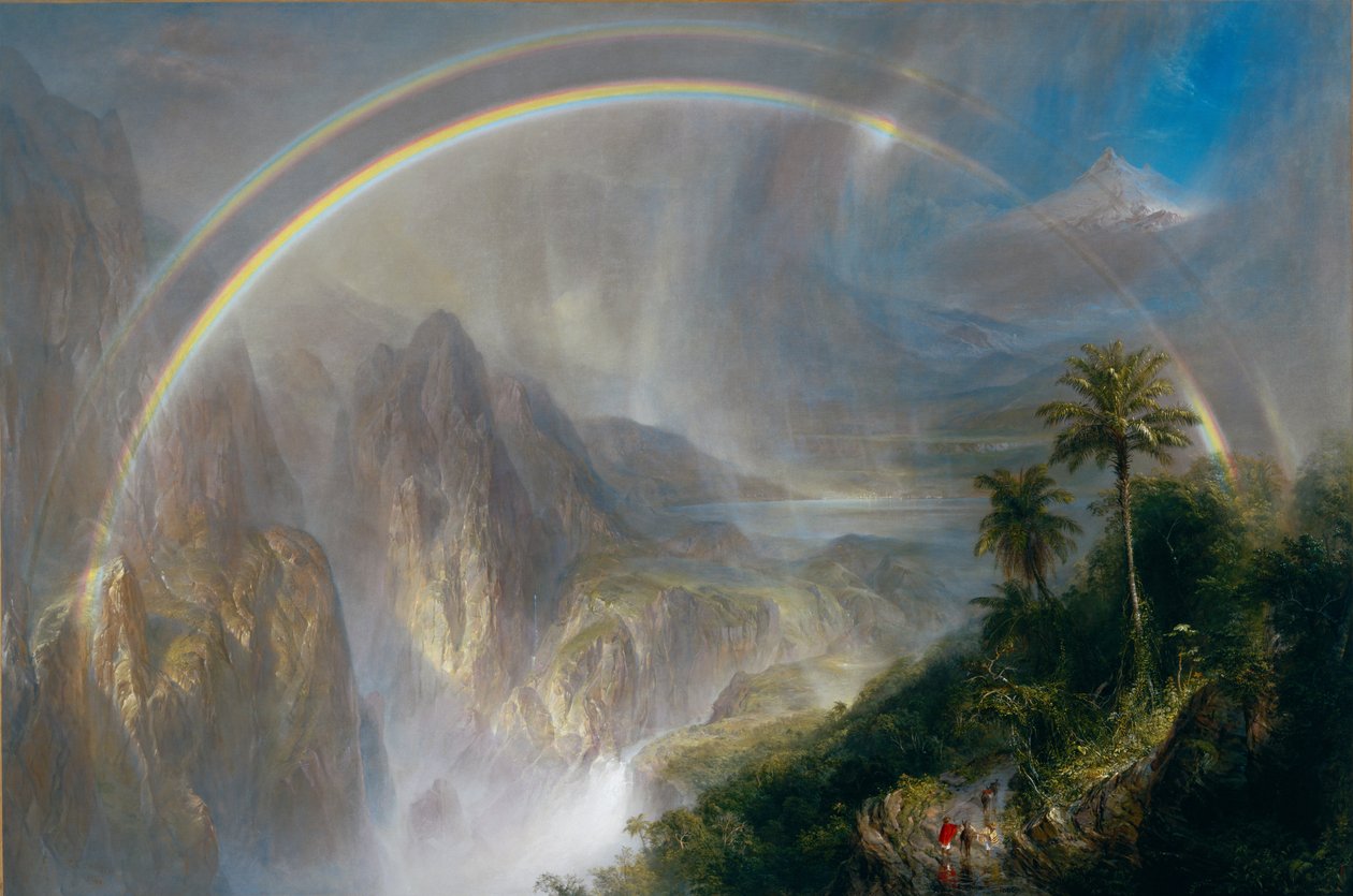 Estação chuvosa nos trópicos de Frederic Edwin Church