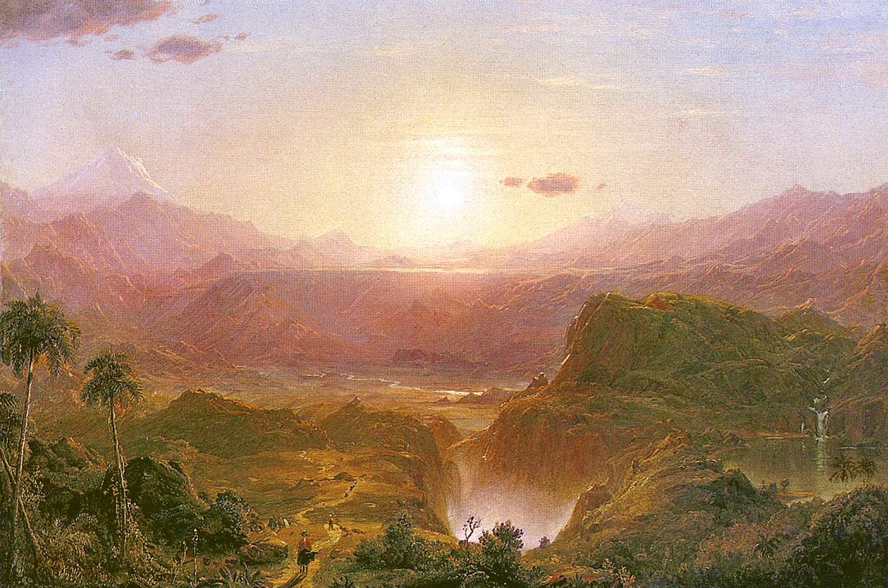 Os Andes do Equador de Frederic Edwin Church