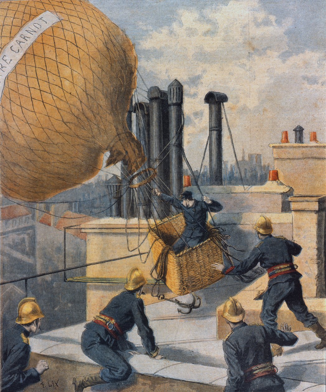 Bombeiros, 1894 de Frederic Theodore Lix