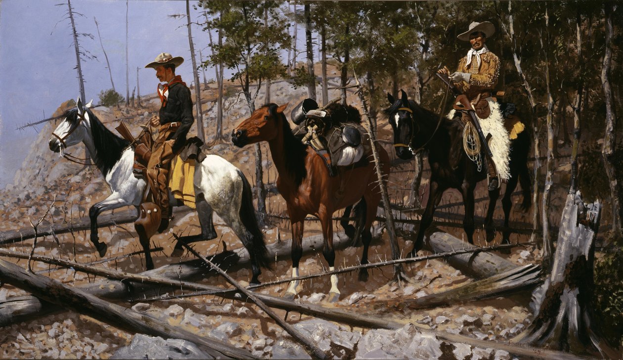Prospecção de Gado Gama de Frederic Remington