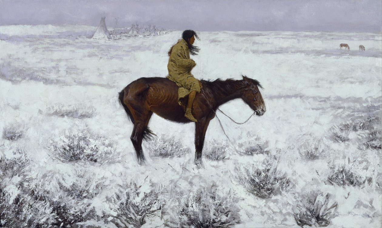 O garoto do rebanho de Frederic Remington