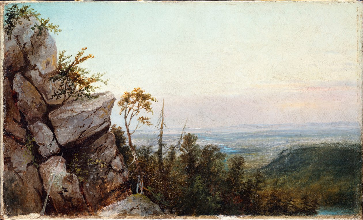 Rochas e paisagem de Frederic Edwin Church