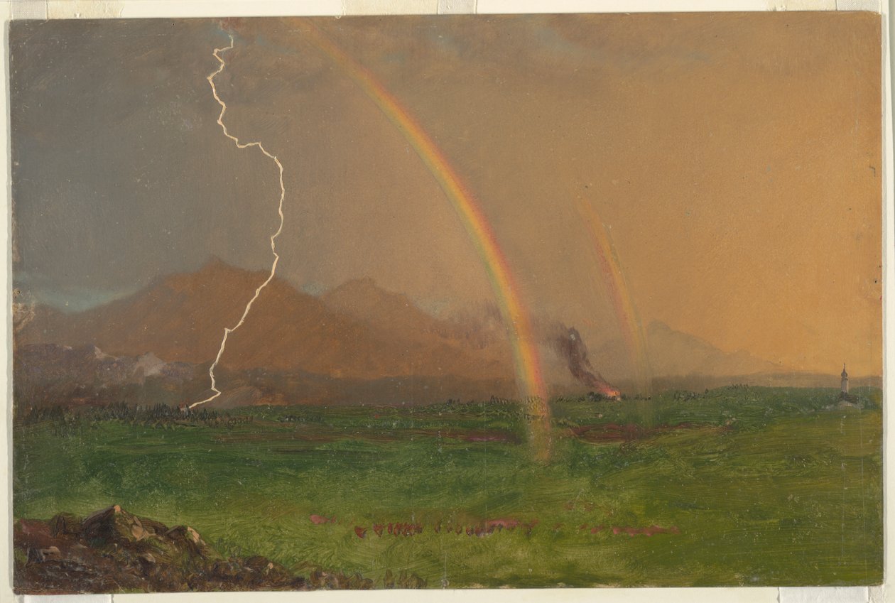 Trovoada nos Alpes de Frederic Edwin Church