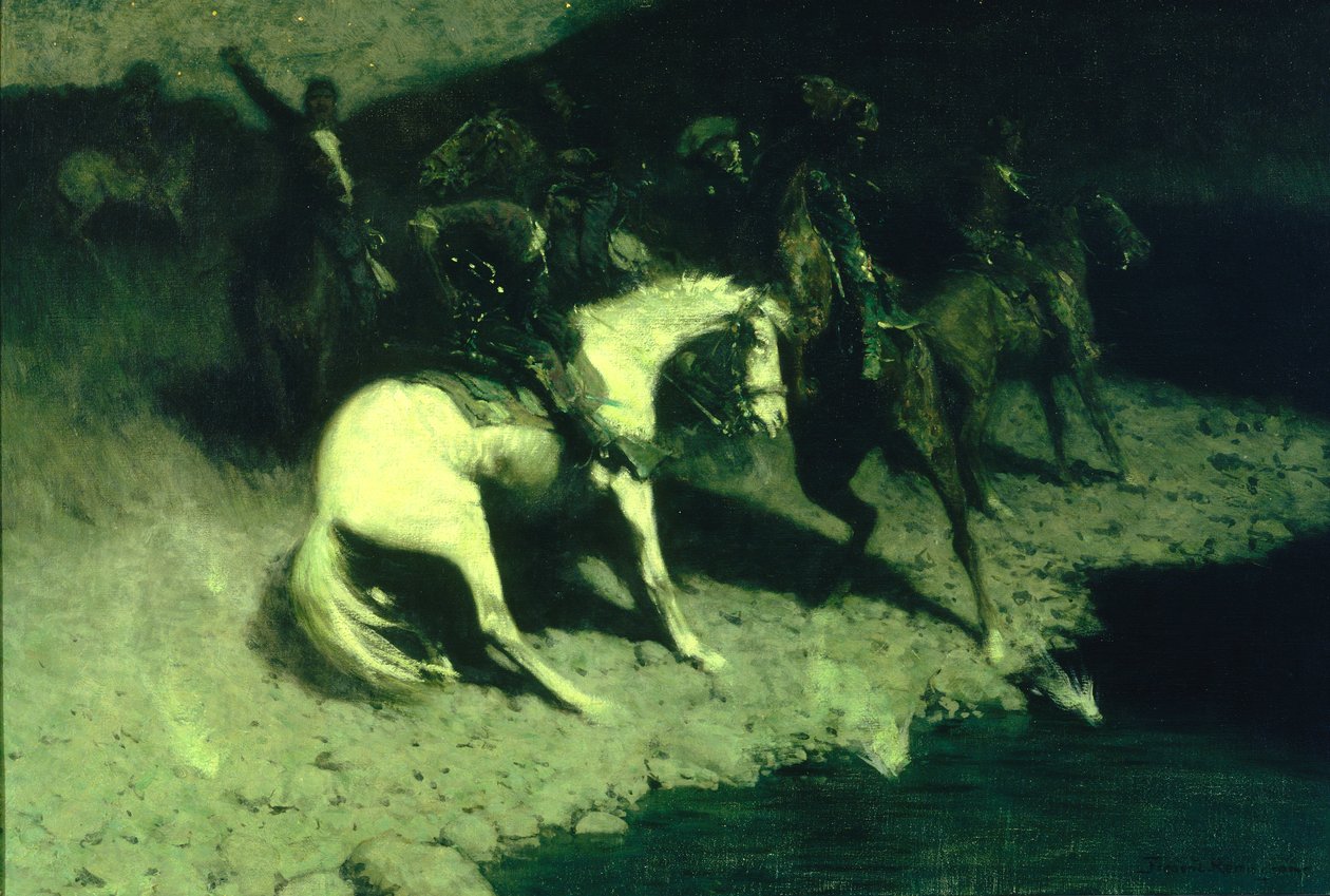 Demitido, 1907. de Frederic Remington