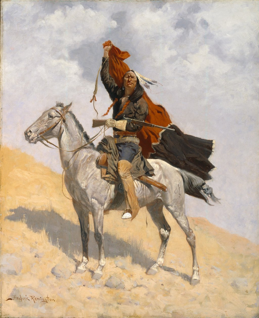 O sinal do cobertor de Frederic Remington