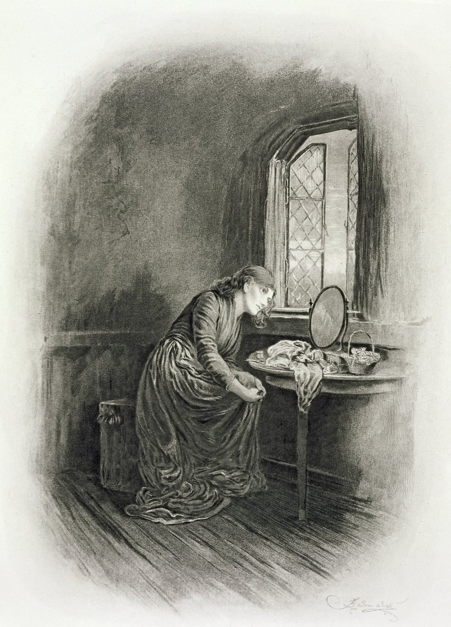 Little Dorrit, de "Charles Dickens: Uma fofoca sobre sua vida", de Thomas Archer, publicado em 1894 de Frederick Barnard