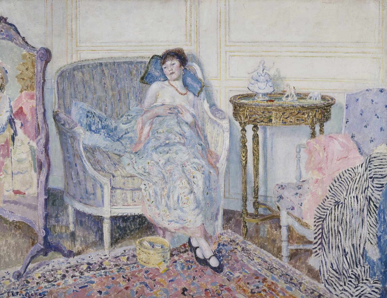 No Boudoir, c.1914 de Frederick Carl Frieseke