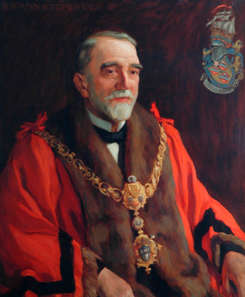 Benjamin Septimus Brigg, primeiro prefeito de Kighley (1882), 1923 de Frederick Stead