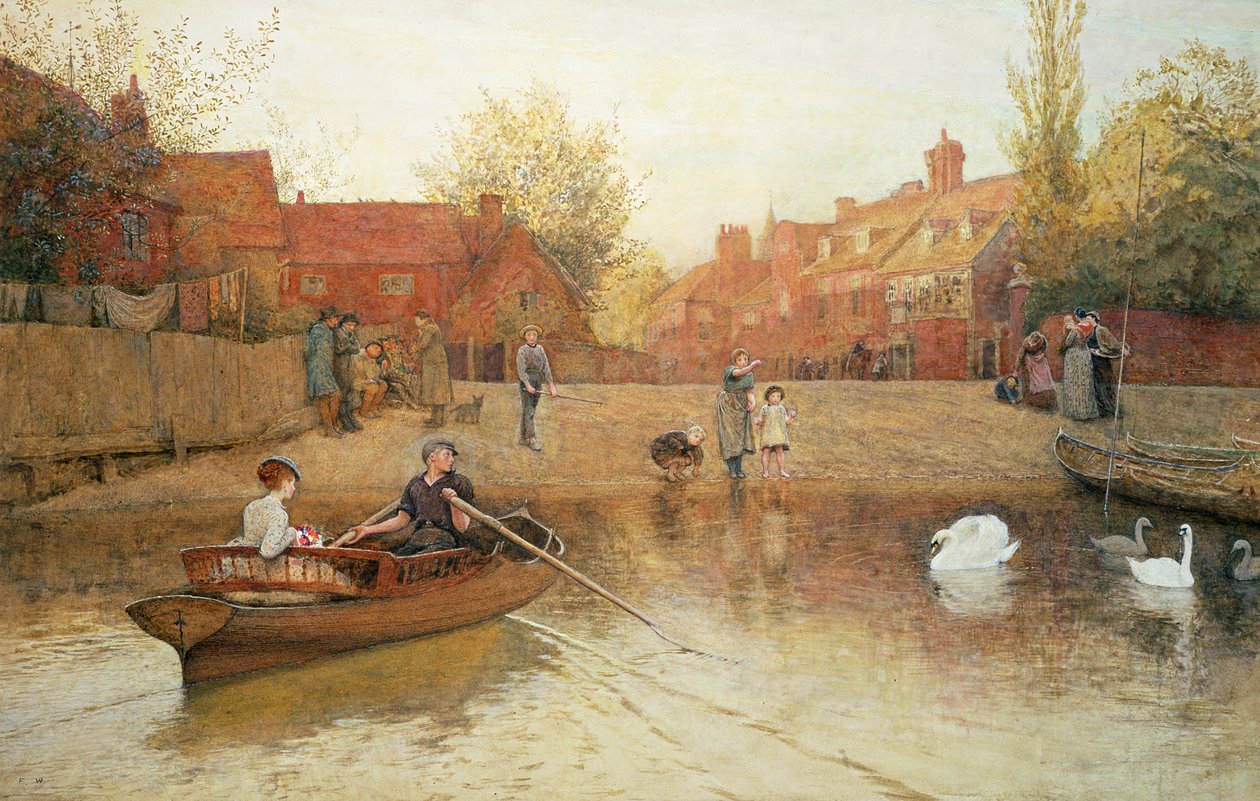 Ferry de Marlow de Frederick Walker
