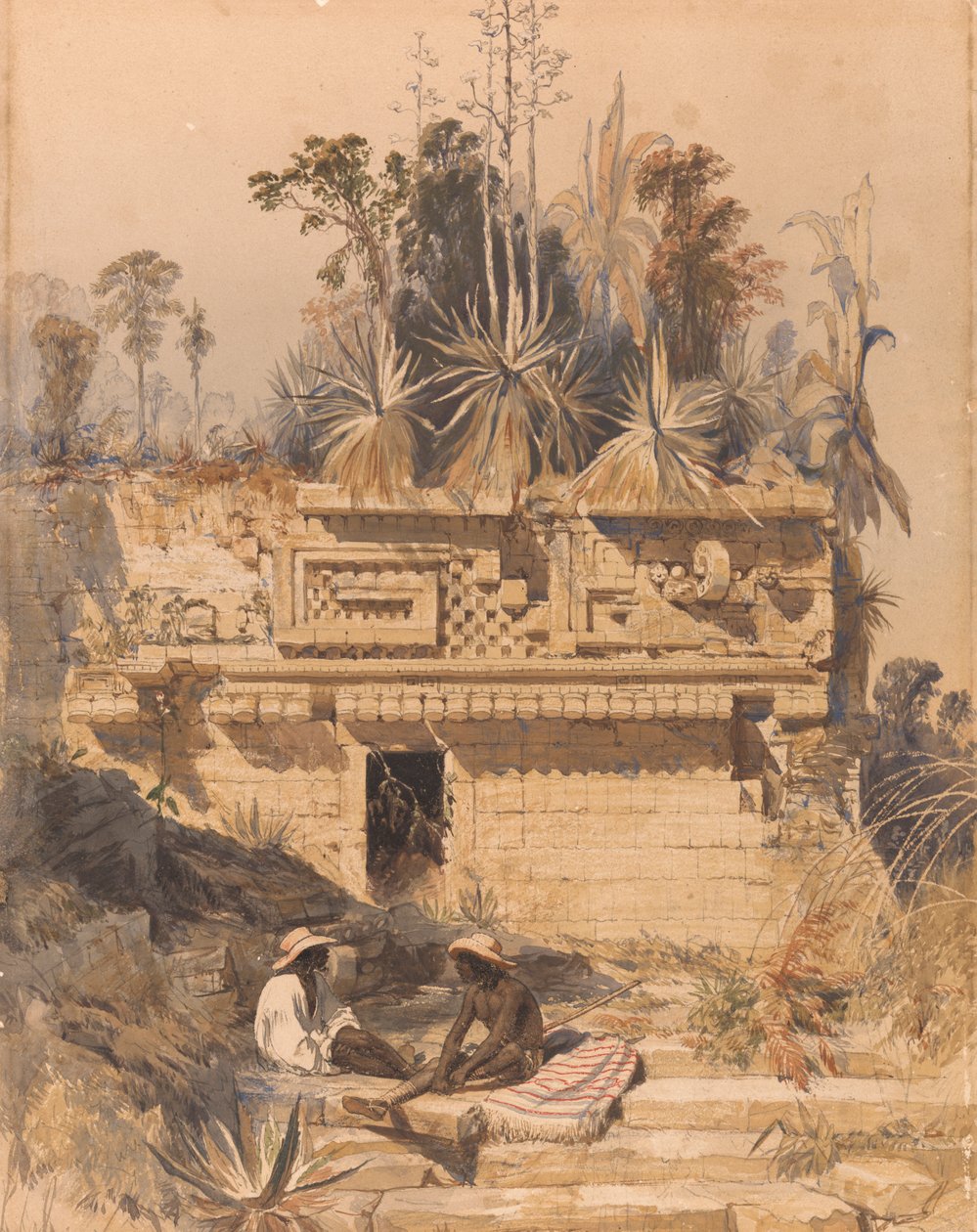 Ruínas em Sabakhche de Frederick Catherwood