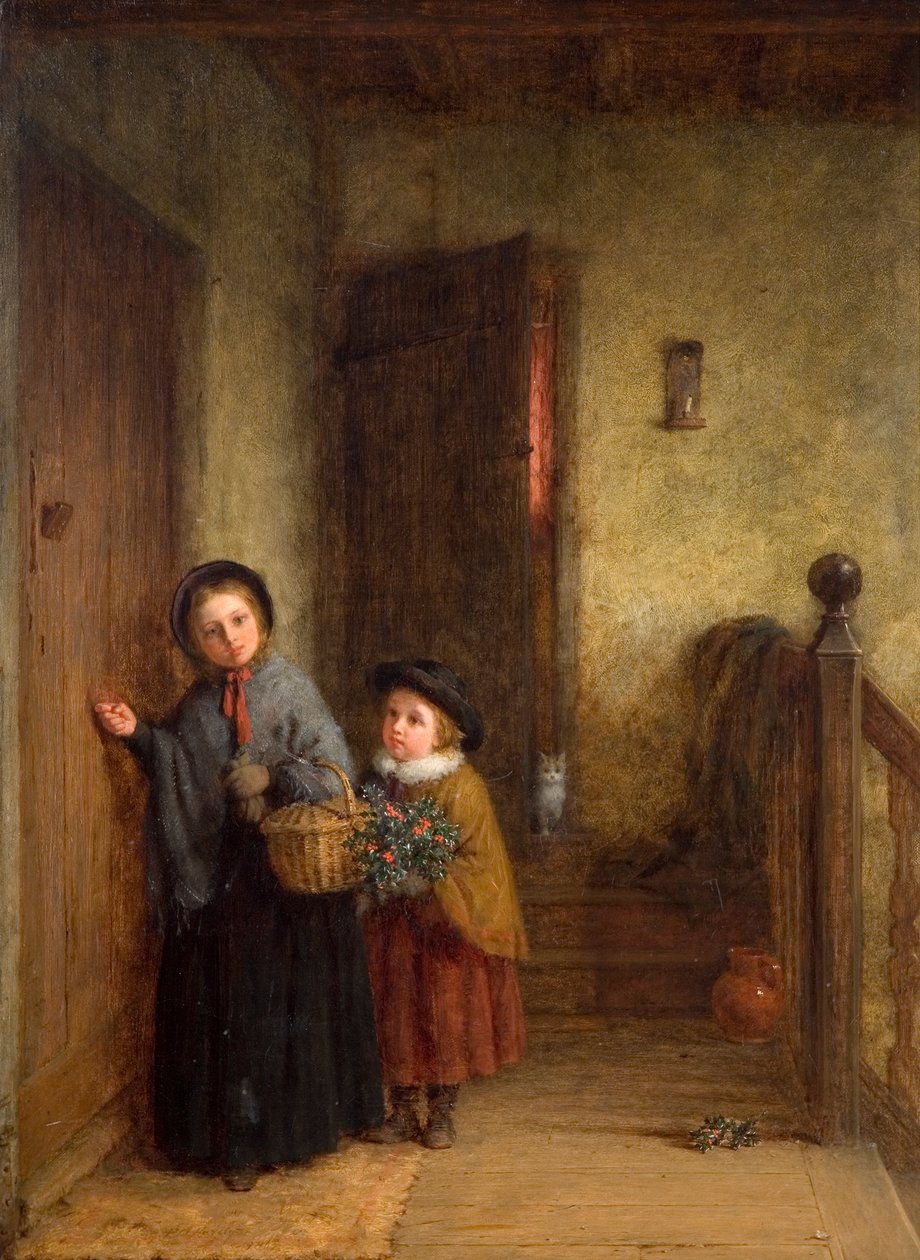 Visitantes de Natal, 1869 de Frederick Daniel Hardy