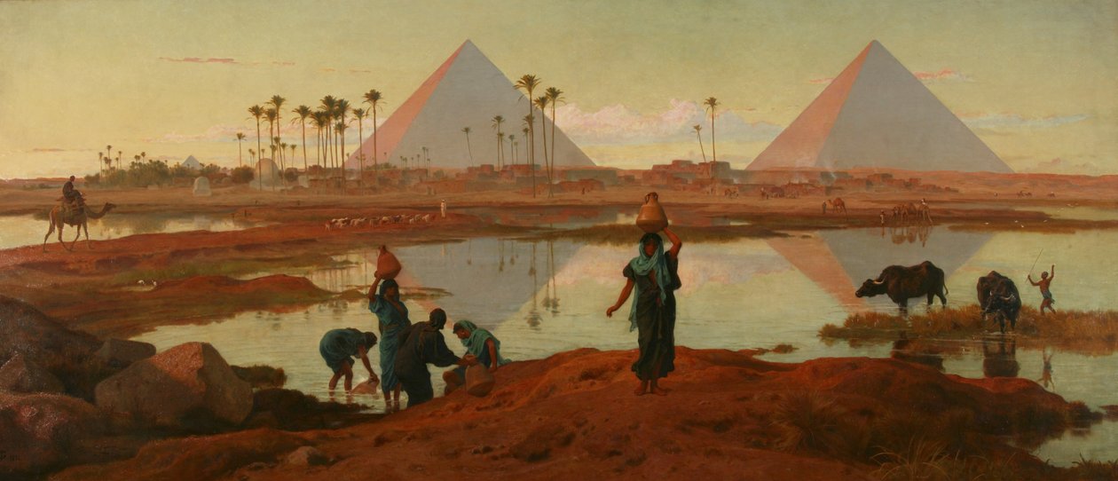 A água do Nilo de Frederick Goodall