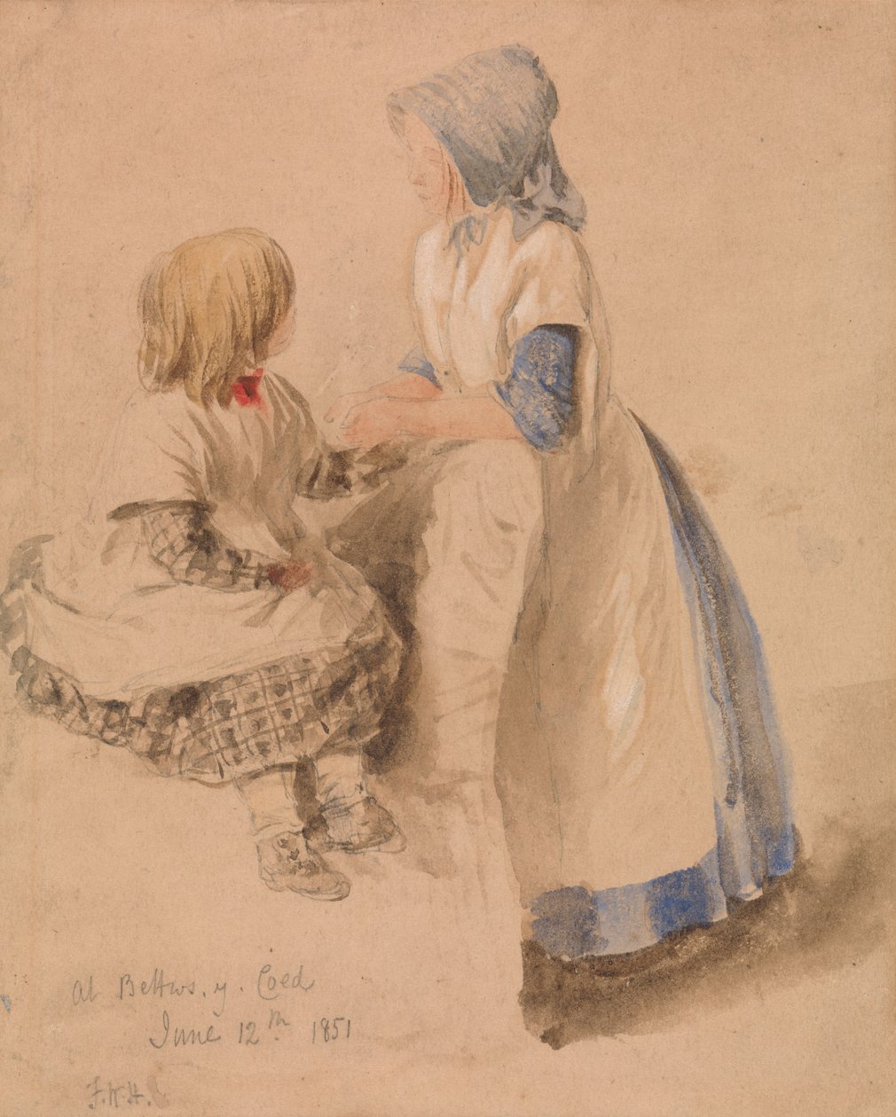 Crianças galesas de Frederick William Hulme