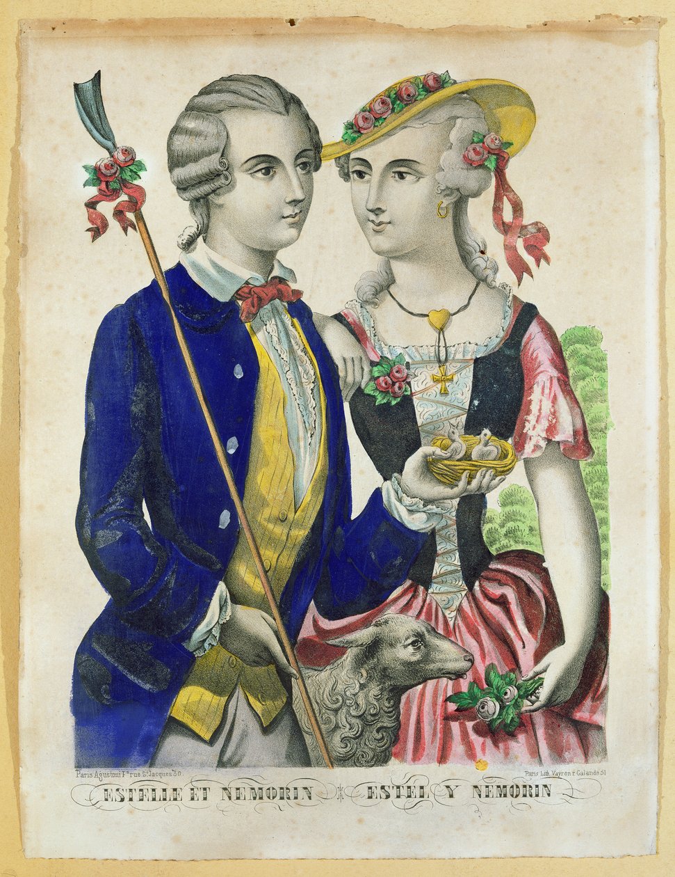 Estelle e Nemorin de French School