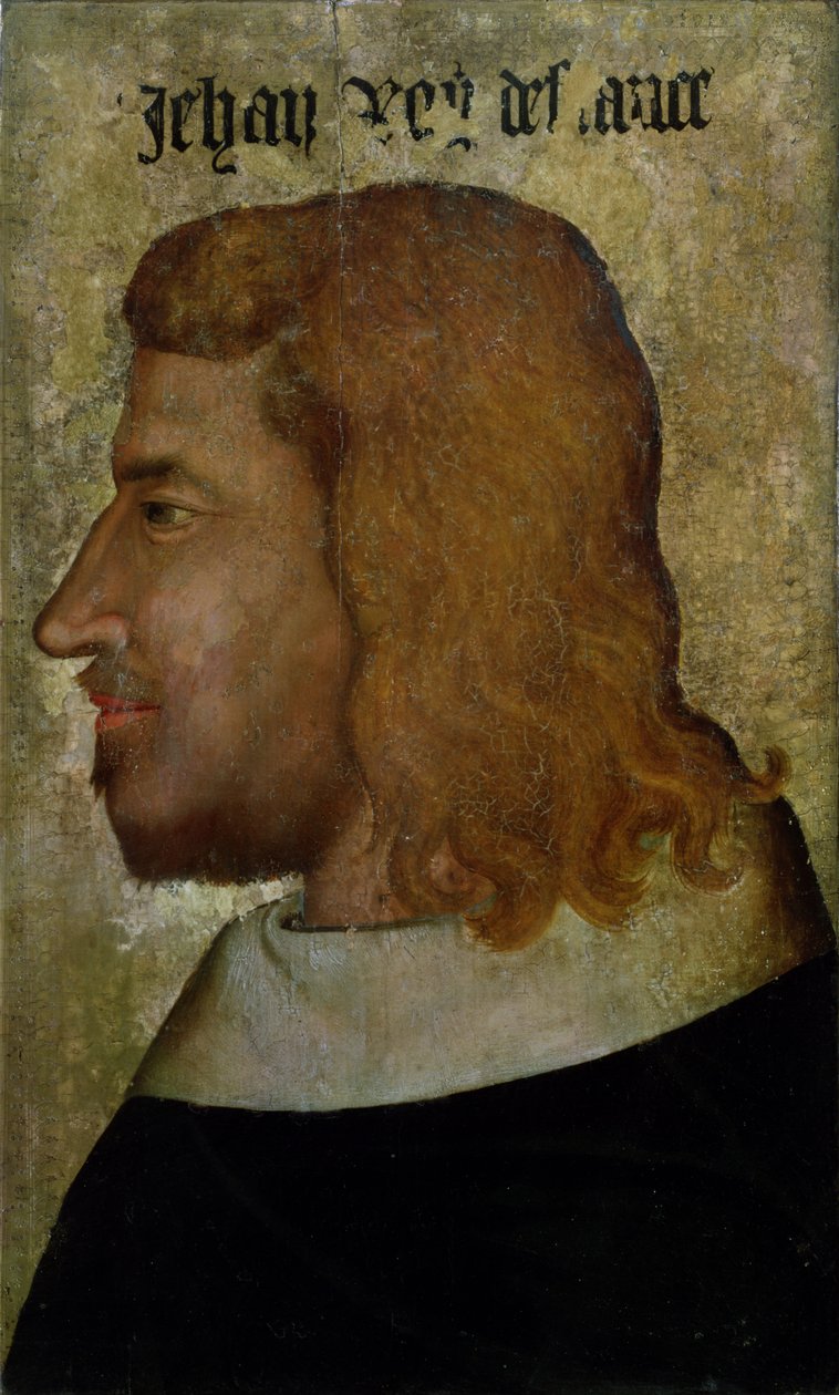 Retrato de João II, "o Bom" (1319-64) Rei da França de French School