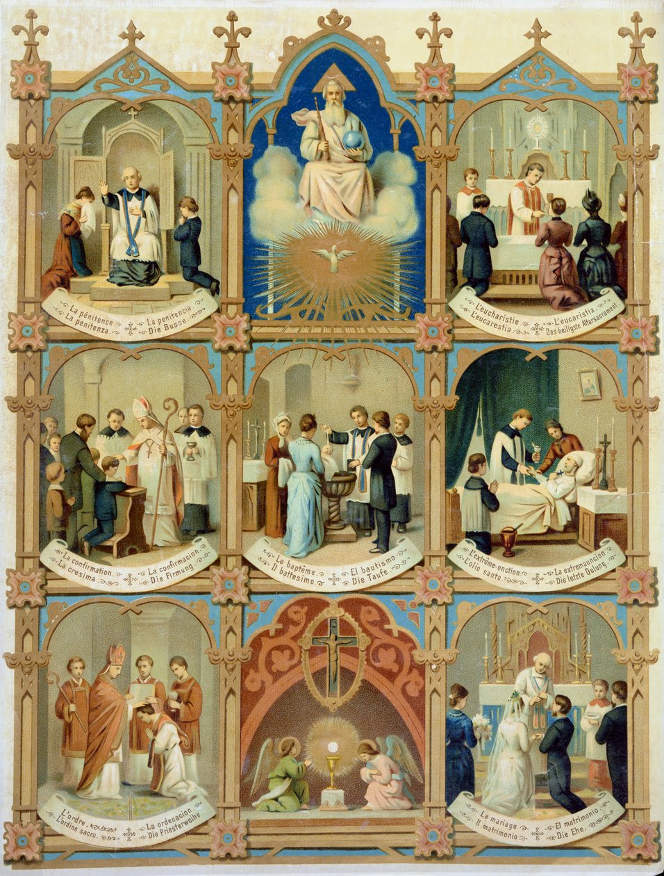 Os sete sacramentos de French School