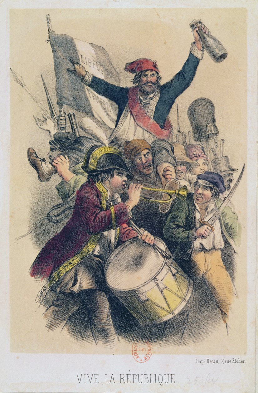 Viva a República, 1848 de French School