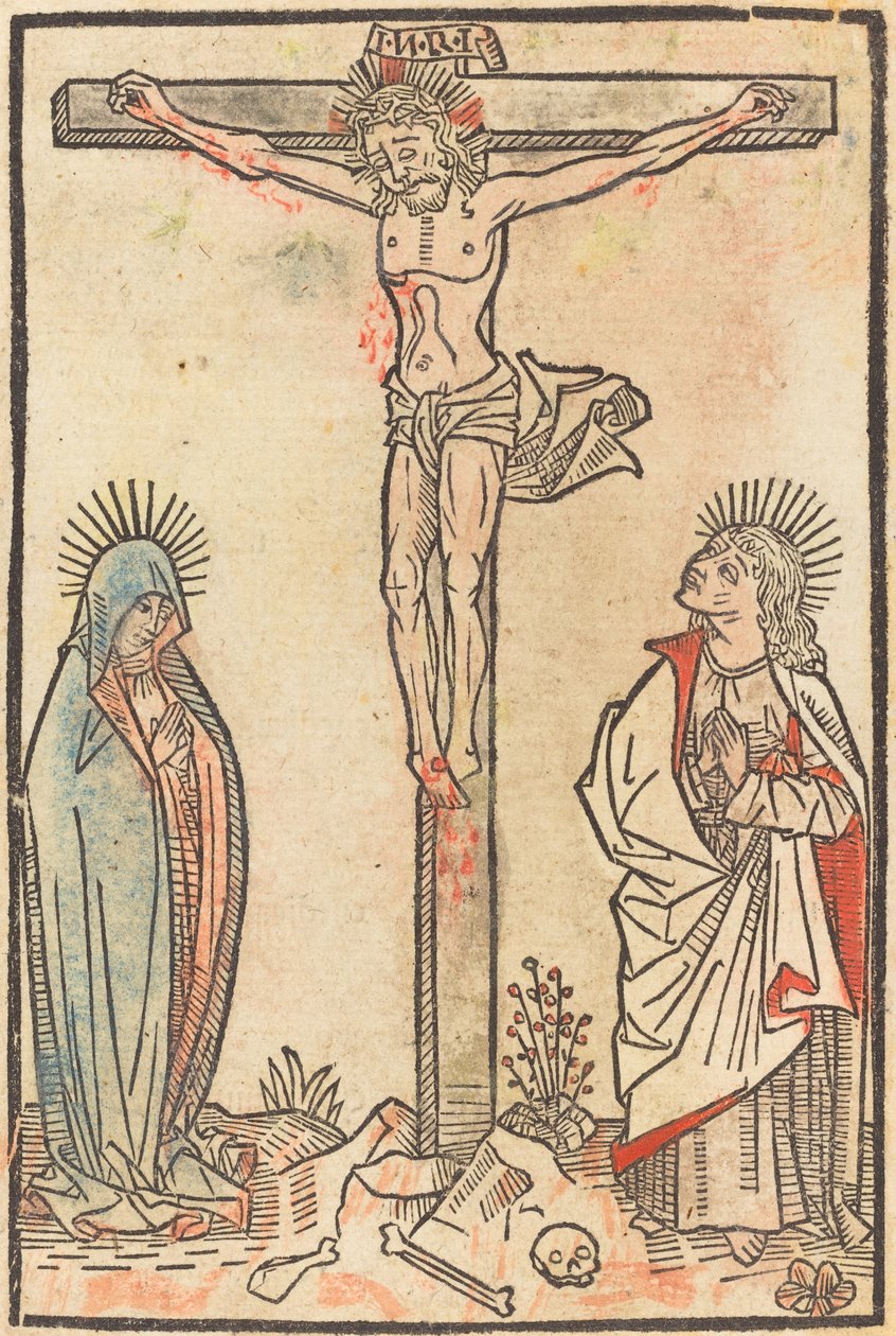Cristo na Cruz de French 15th Century