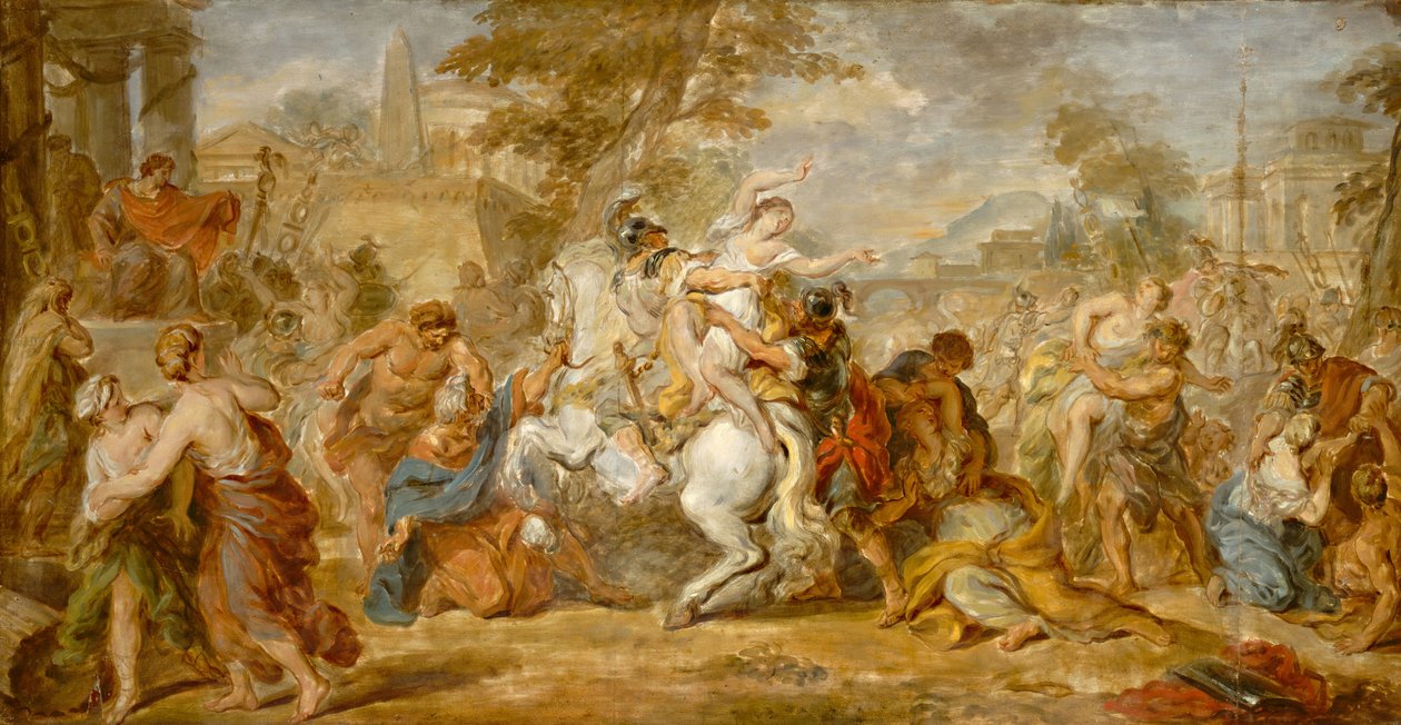 O estupro das Sabinas de French 18th Century