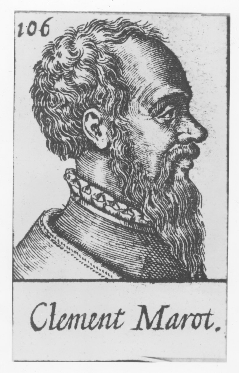 Clément Marot (gravura) de French School