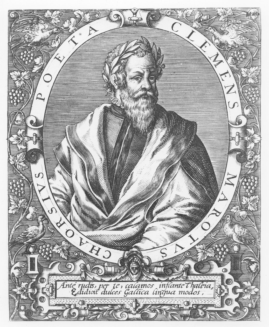 Clément Marot (gravura) de French School
