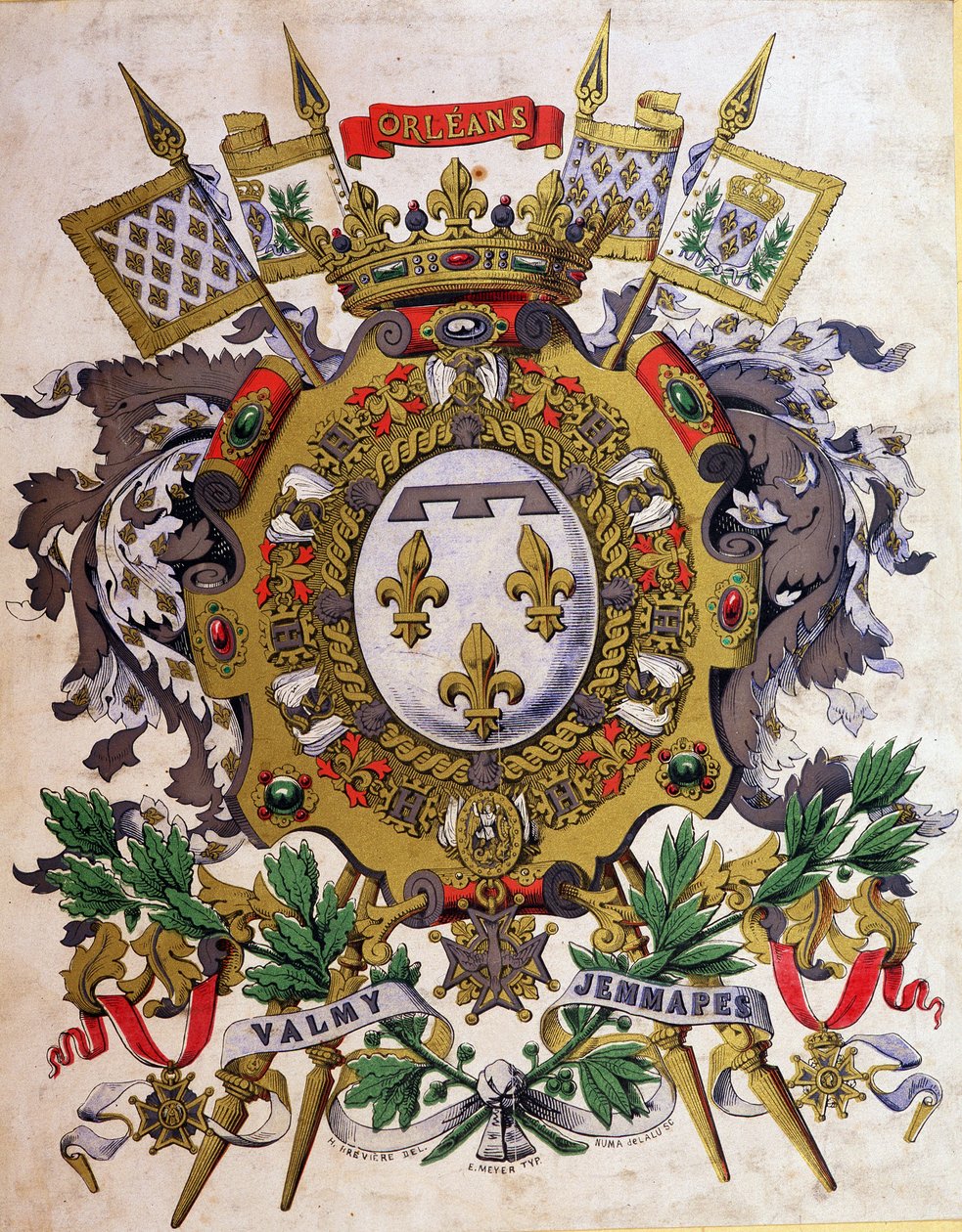 Brasão de Louis Philippe I de French School