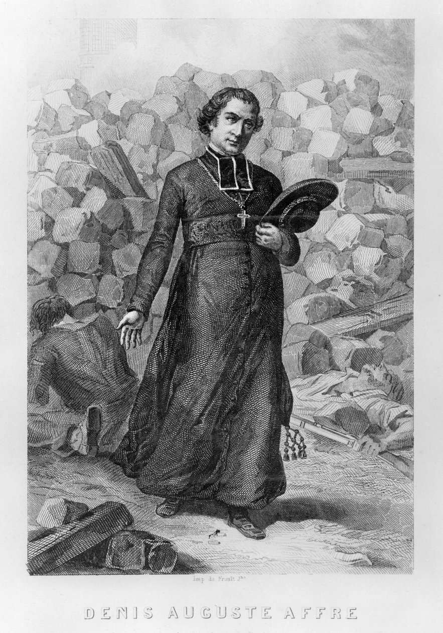 Denis-Auguste Affre (gravura) de French School