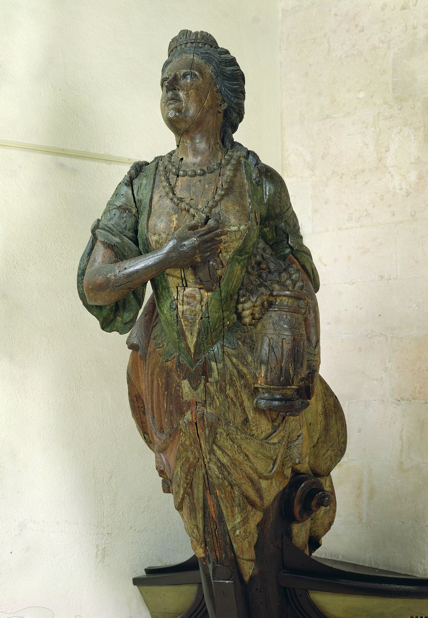 Figura de proa (madeira) de French School