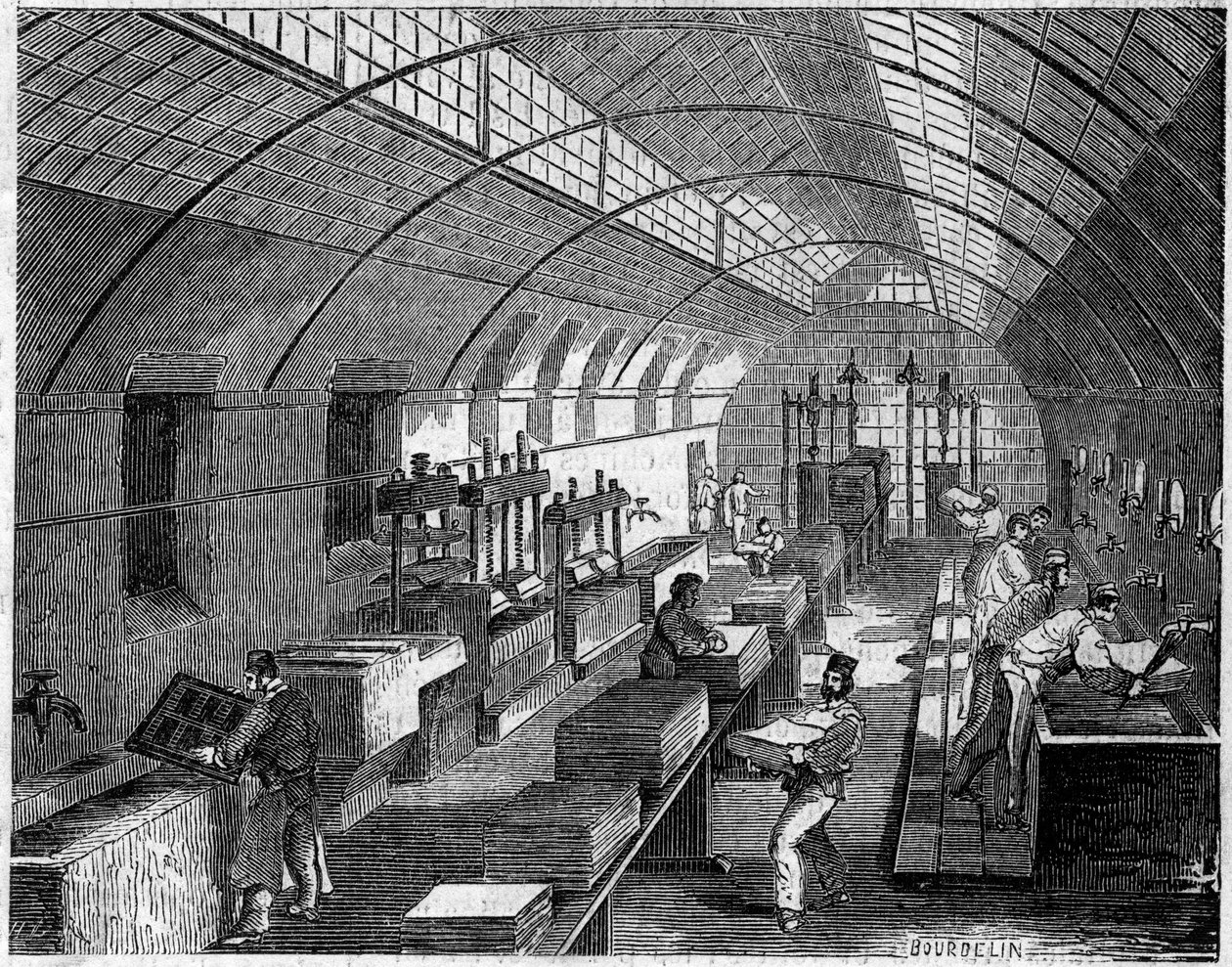 Impressão Imperiale, Paris de French School