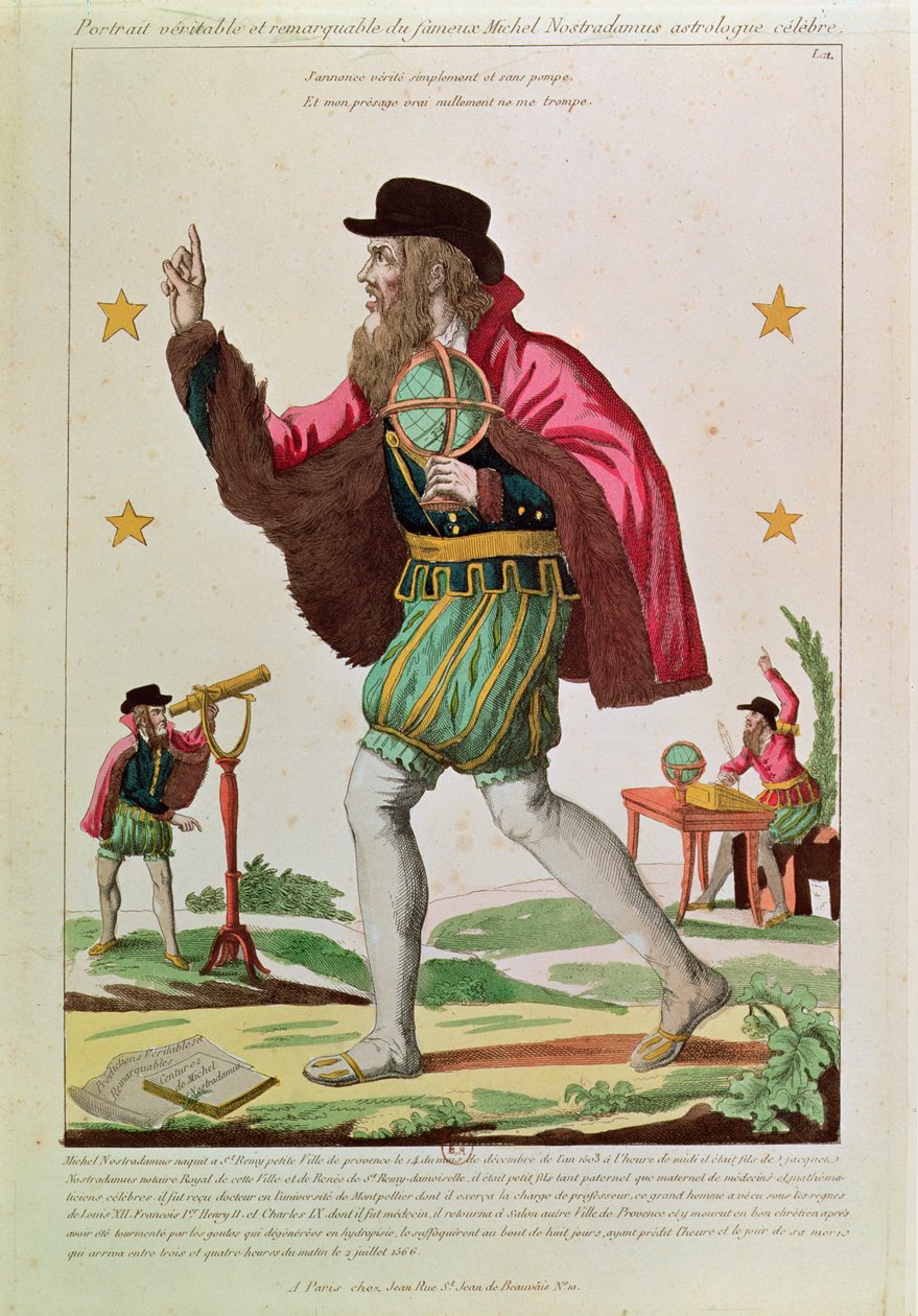 Michel Nostradamus (1503-66) de French School