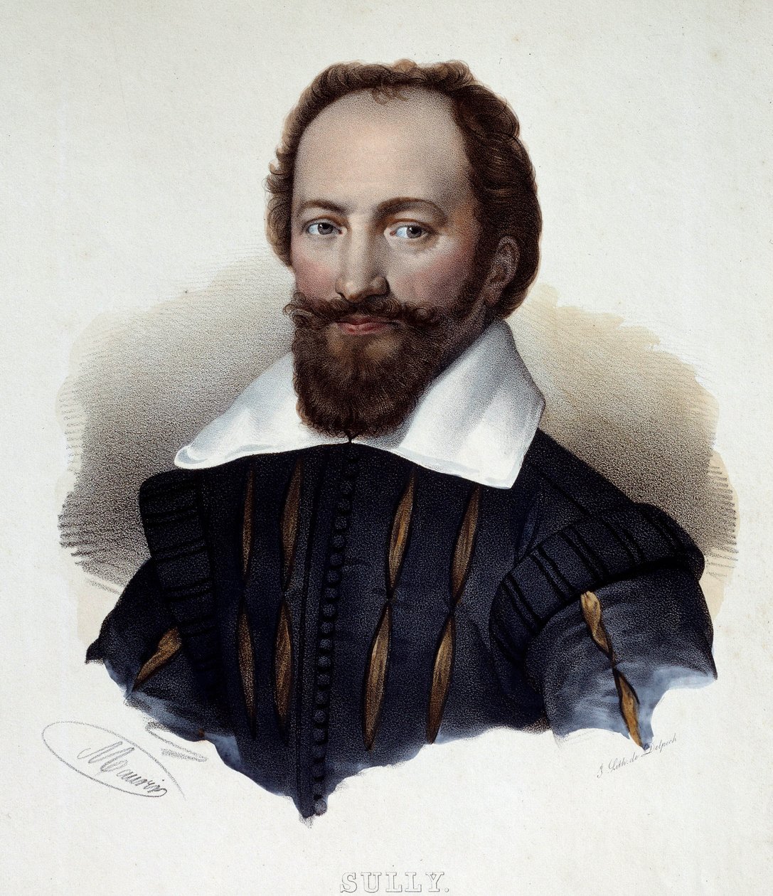 Retrato de Maximilian de Bethune de French School