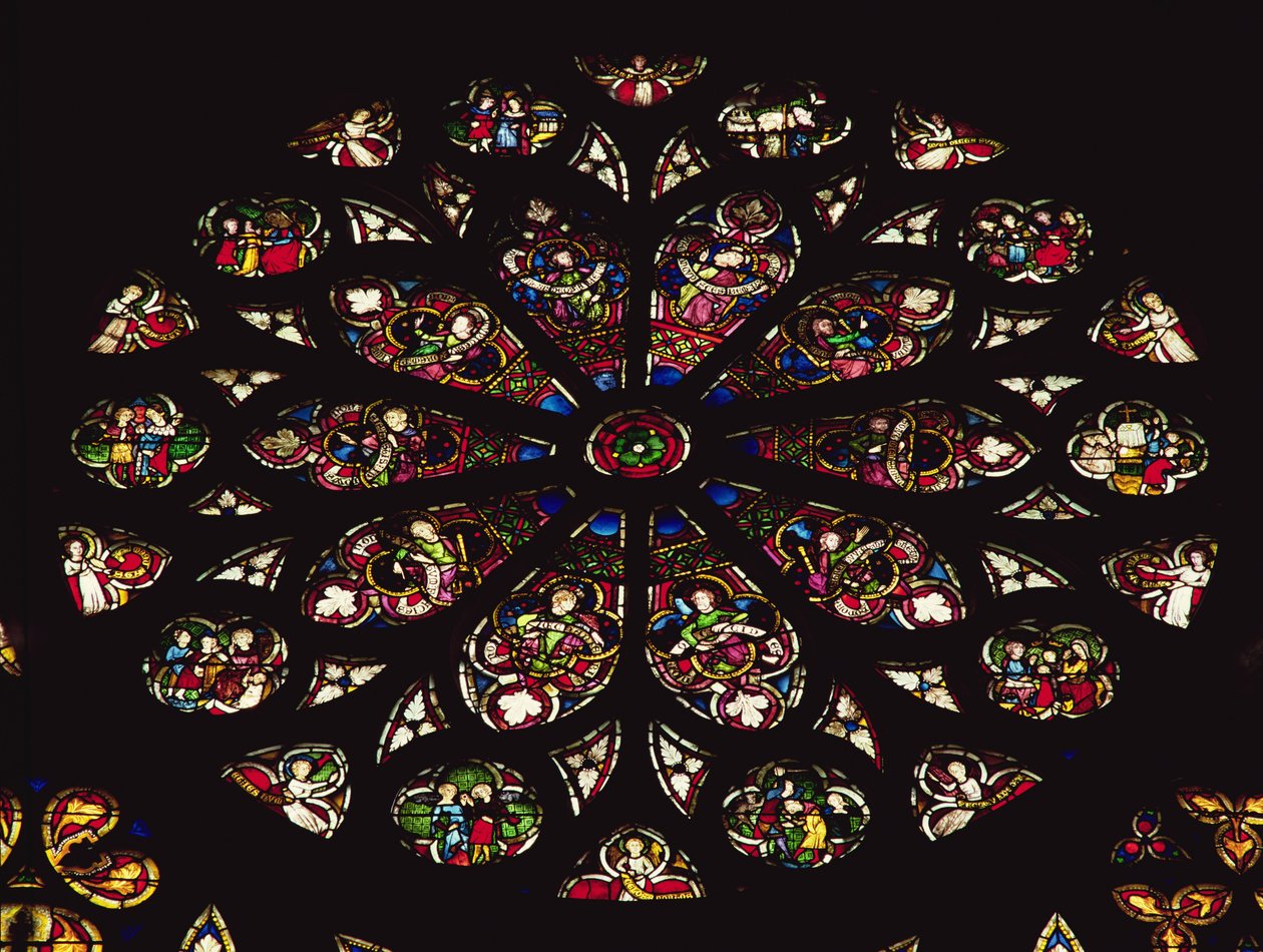 Rose window de French School