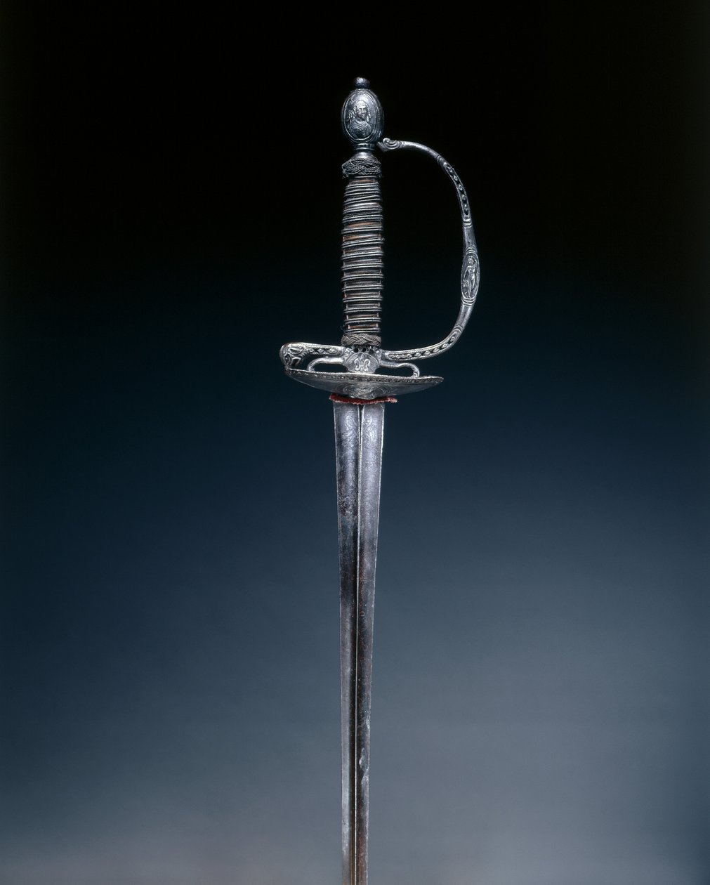 Espada pequena, final dos anos 1600 de French School